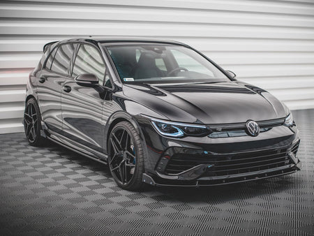 Maxton Design Front Splitter V.2 + Flaps VW Golf R Mk8 - VW-GO-8-R-FD2G+FSF - Image 2