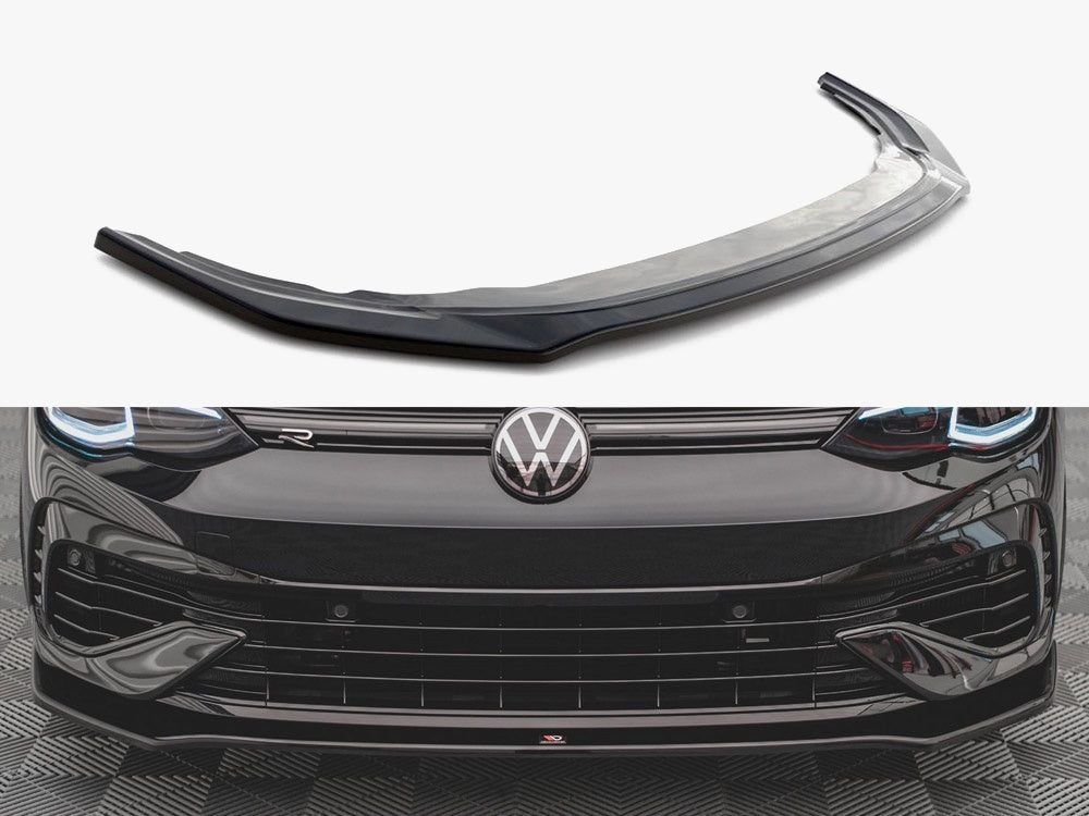Maxton Design Front Splitter V.3 VW Golf R Mk8 - VW-GO-8-R-FD3G - Image 1