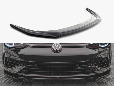 Maxton Design Front Splitter V.3 VW Golf R Mk8 - VW-GO-8-R-FD3G - Image 1