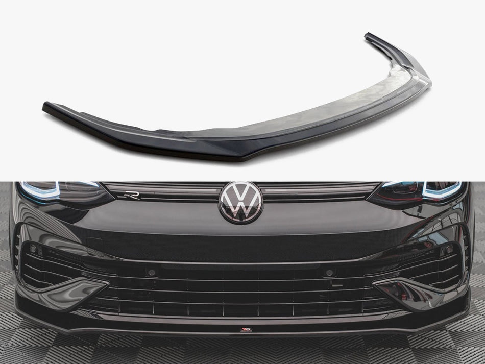 Maxton Design Front Splitter V.3 VW Golf R Mk8 - VW-GO-8-R-FD3G - Image 1