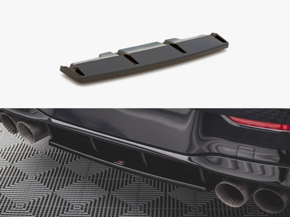 Maxton Design Rear Splitter Volkswagen Golf R Mk8 - VW-GO-8-R-RD1G - Image 1