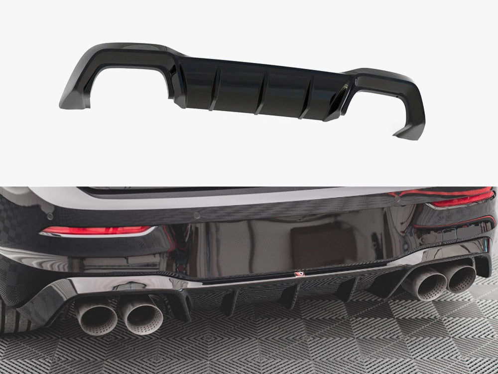 Maxton Design Rear Valance V.1 Volkswagen Golf R Mk8 - VW-GO-8-R-RS1G - Image 1