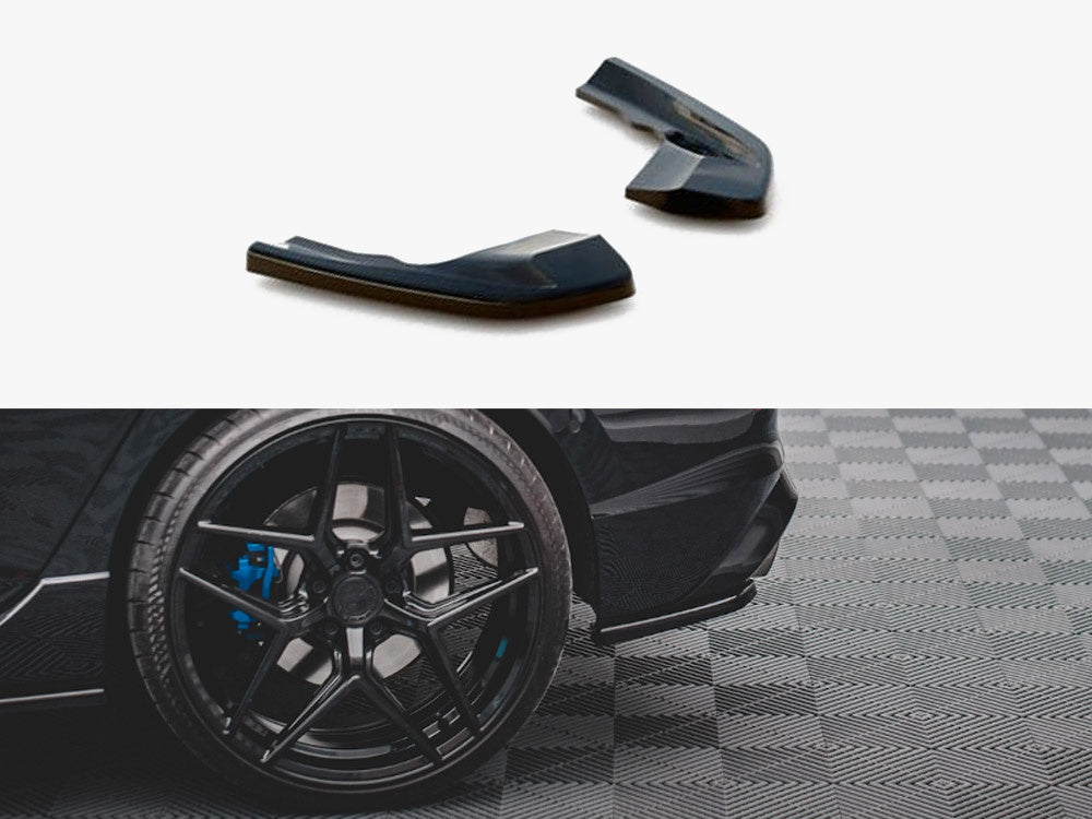 Maxton Design Rear Side Splitters V.1 Volkswagen Golf R Mk8 - VW-GO-8-R-RSD1G - Image 1