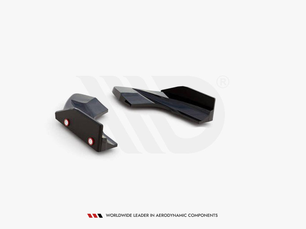 Maxton Design Rear Side Splitters V.2 + Flaps VW Golf R Mk8 - VW-GO-8-R-RSD2G+RSF - Image 4