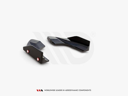 Maxton Design Rear Side Splitters V.2 + Flaps VW Golf R Mk8 - VW-GO-8-R-RSD2G+RSF - Image 4