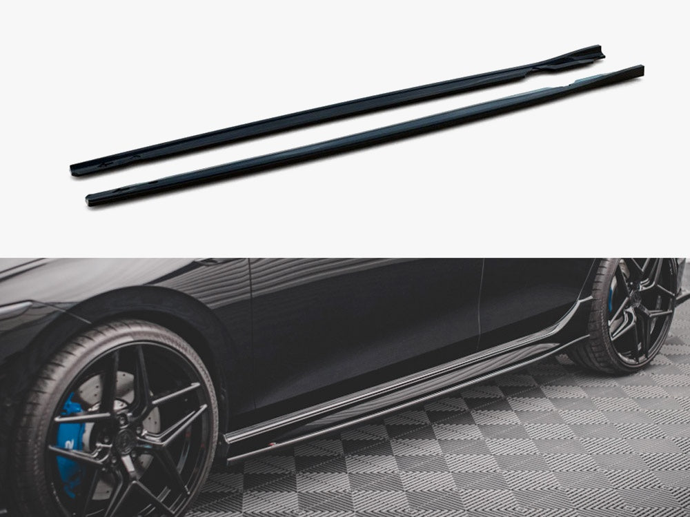 Maxton Design Side Skirts Diffusers V.2 VW Golf R Mk8 - VW-GO-8-R-SD2G - Image 1