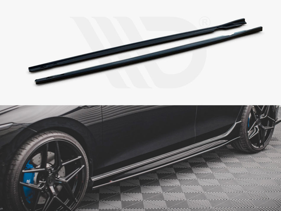 MAXTON DESIGN Side Skirts Diffusers V.2 VW Golf R Mk8