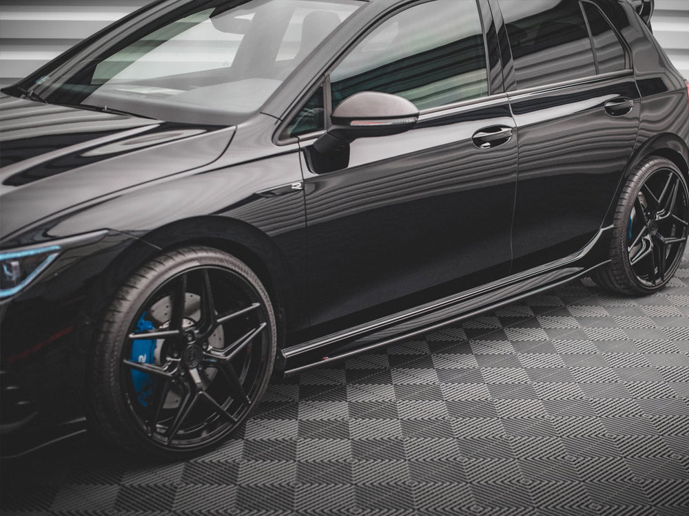 Maxton Design Side Skirts Diffusers V.2 VW Golf R Mk8 - VW-GO-8-R-SD2G - Image 3