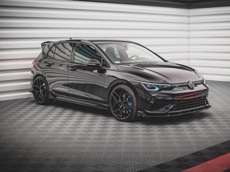 Maxton Design Side Skirts Diffusers V.2 + Flaps VW Golf R Mk8 - VW-GO-8-R-SD2G+SF - Image 2