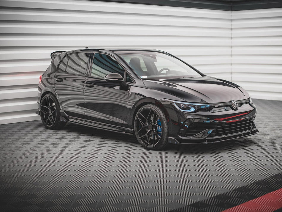 Maxton Design Side Skirts Diffusers V.2 + Flaps VW Golf R Mk8 - VW-GO-8-R-SD2G+SF - Image 2