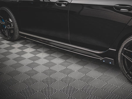 Maxton Design Side Skirts Diffusers V.2 + Flaps VW Golf R Mk8 - VW-GO-8-R-SD2G+SF - Image 4