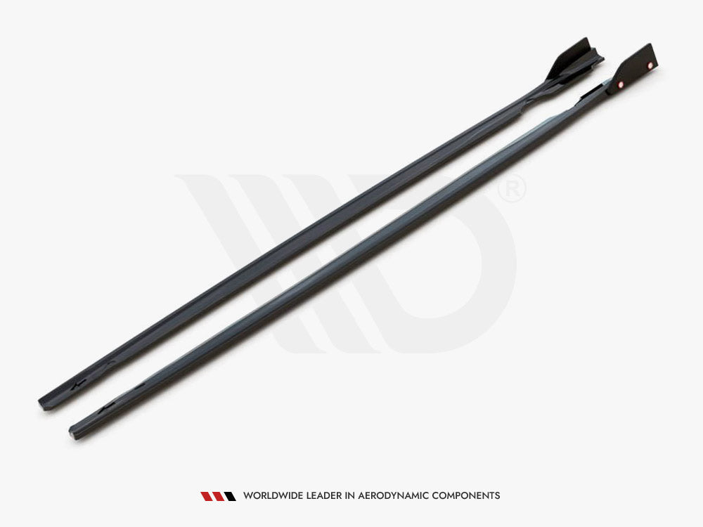 Maxton Design Side Skirts Diffusers V.2 + Flaps VW Golf R Mk8 - VW-GO-8-R-SD2G+SF - Image 5