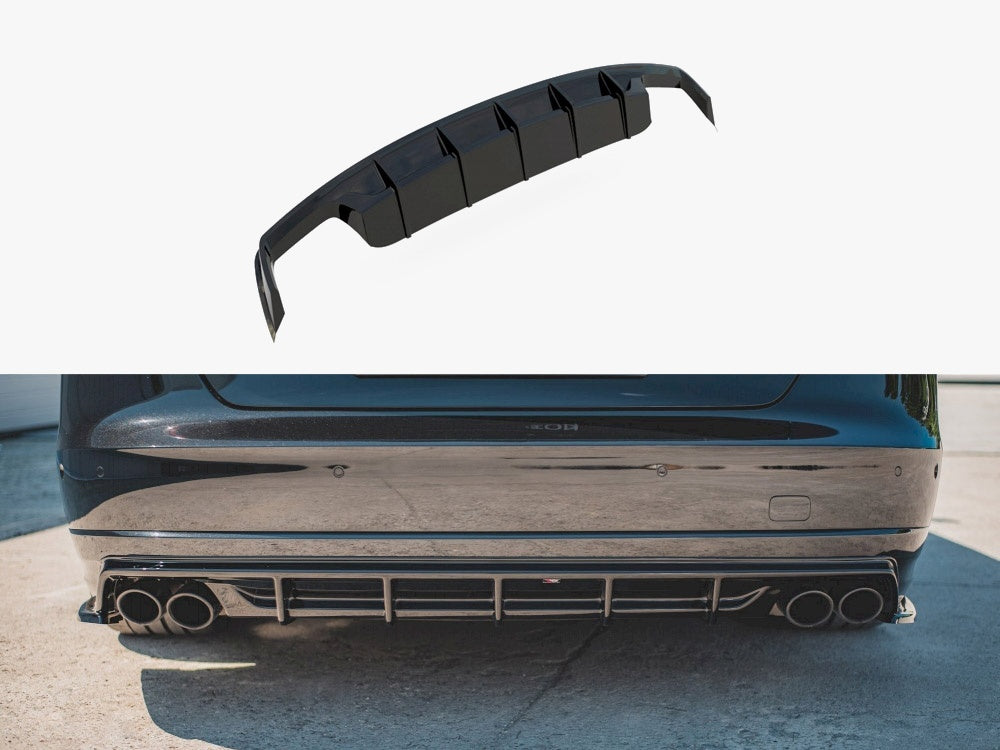 Maxton Design Rear Valance Audi S8 D4 Facelift (2015-2017) - AU-S8-D4-RS1G - Image 1