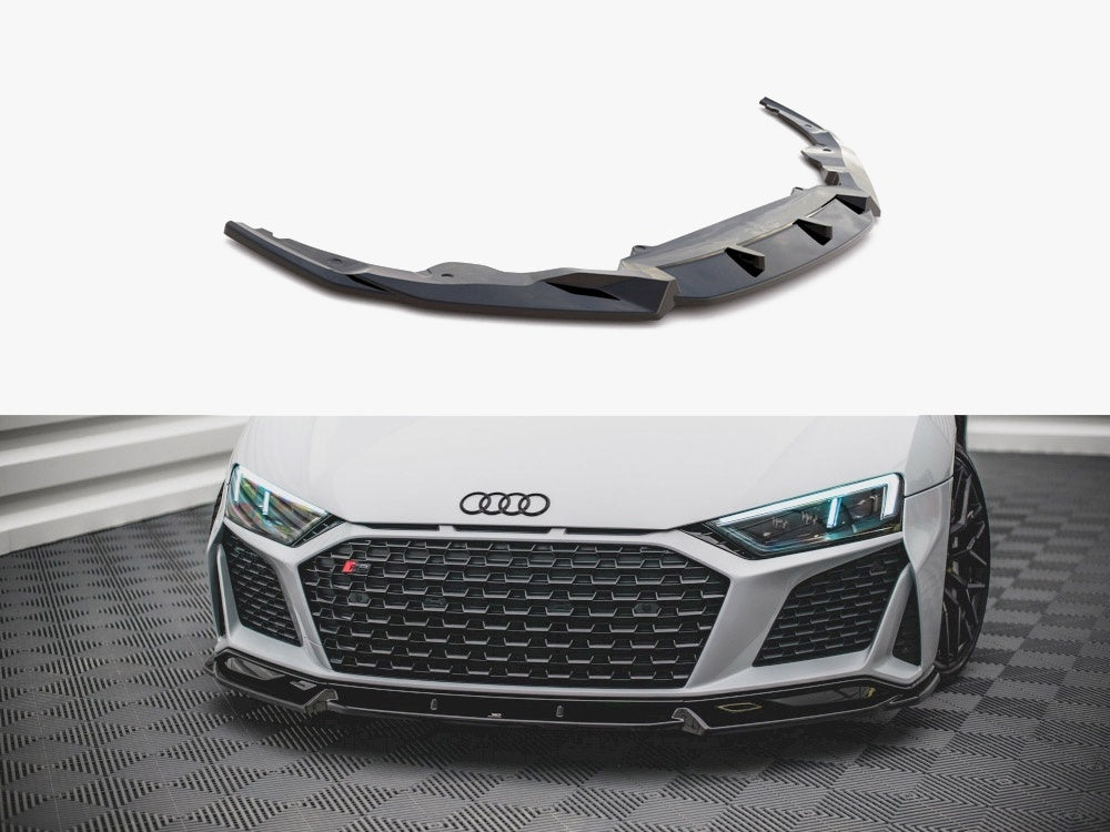 Maxton Design Front Splitter V.1 Audi R8 Mk2 Facelift - AU-R8-2F-FD1G+FD1RG - Image 1