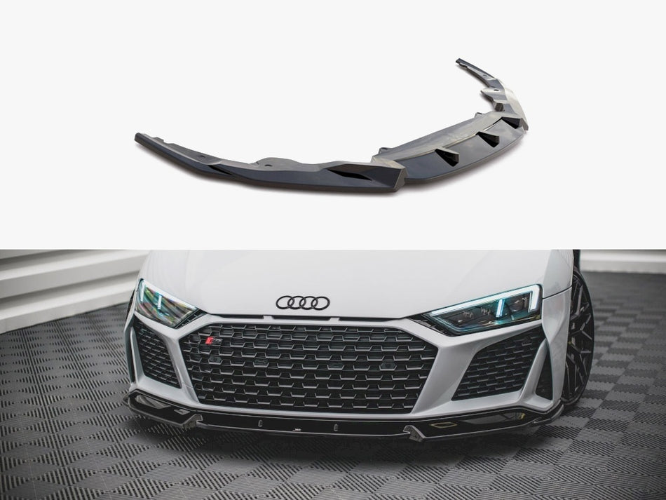 Maxton Design Front Splitter V.1 Audi R8 Mk2 Facelift - AU-R8-2F-FD1G+FD1RG - Image 1