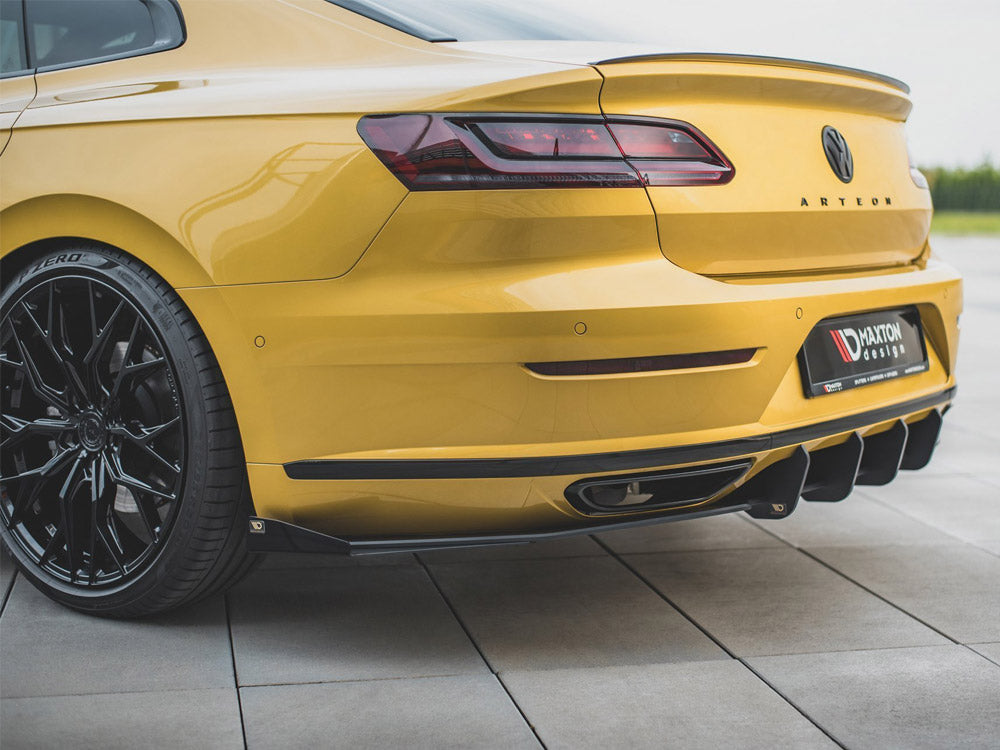 Maxton Design Street PRO Rear Diffuser + Flaps VW Arteon R-Line - VWAR1RLINECNC-RS1B+RSF1G - Image 4