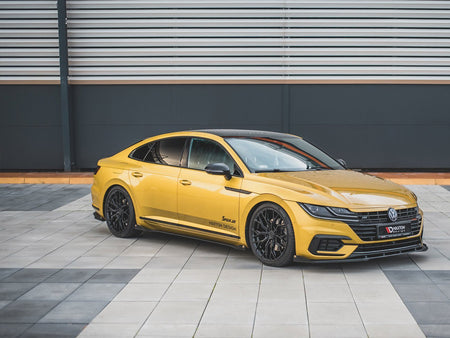 Maxton Design Street PRO Side Skirts Diffusers + Flaps VW Arteon R-Line - VWAR1RLINECNC-SD1B+SF1G - Image 2