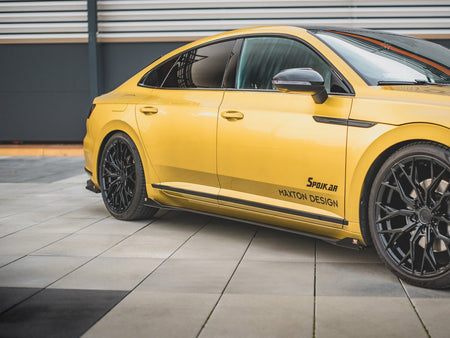 Maxton Design Street PRO Side Skirts Diffusers + Flaps VW Arteon R-Line - VWAR1RLINECNC-SD1B+SF1G - Image 3