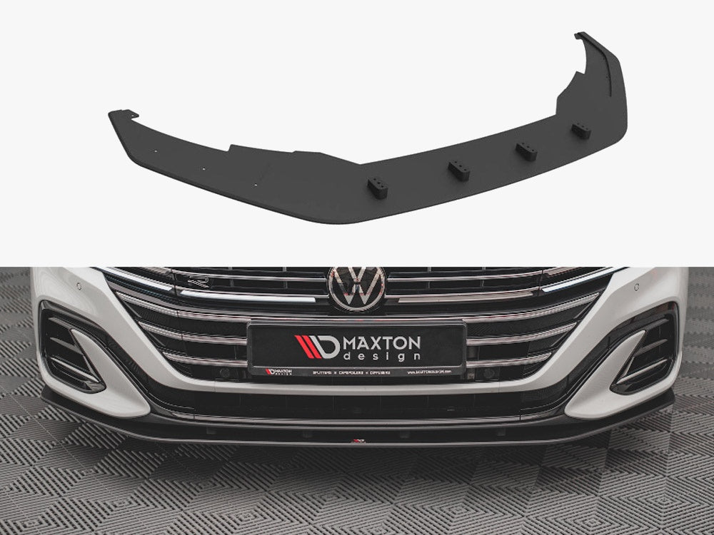 Maxton Design Street PRO Front Splitter VW Arteon R-line Facelift (2020-) - VWAR1FRLINECNC-FD1B - Image 1
