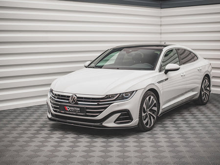 Maxton Design Street PRO Front Splitter VW Arteon R-line Facelift (2020-) - VWAR1FRLINECNC-FD1B - Image 2