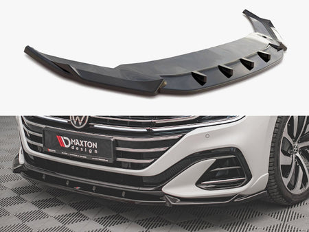 Maxton Design Front Splitter V.1 VW Arteon R-line Facelift (2020-) - VW-AR-1F-RLINE-FD1G - Image 1