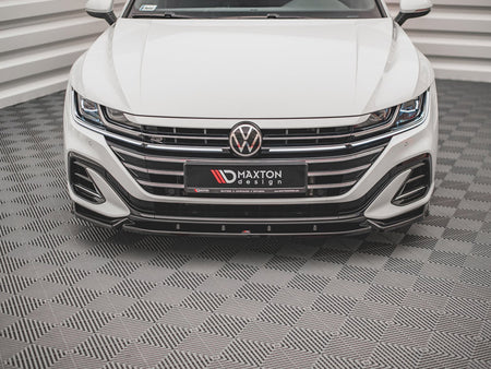Maxton Design Front Splitter V.1 Volkswagen Arteon R-Line Sedan / Shooting Brake Mk1 Facelift