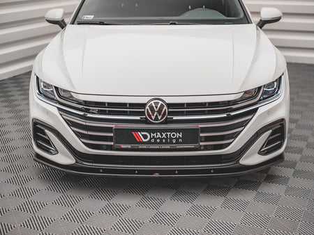 Maxton Design Front Splitter V.2 Volkswagen Arteon R-Line Sedan / Shooting Brake Mk1 Facelift