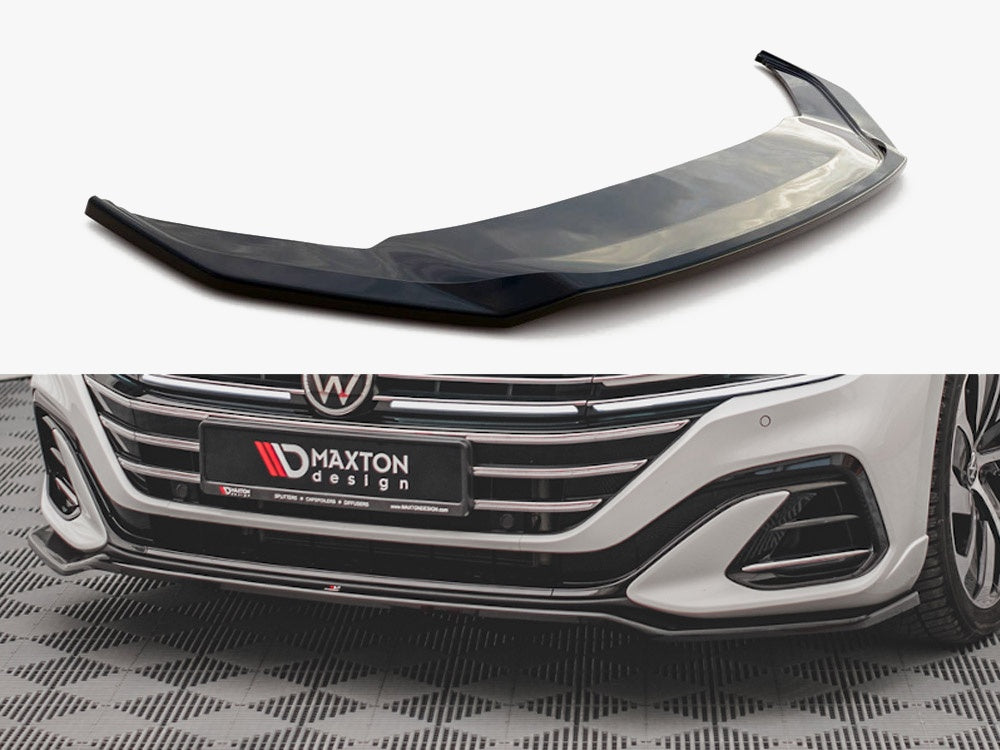 Maxton Design Front Splitter V.3 VW Arteon R-line Facelift (2020-) - VW-AR-1F-RLINE-FD3G - Image 1