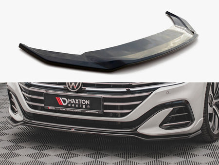 Maxton Design Front Splitter V.3 VW Arteon R-line Facelift (2020-) - VW-AR-1F-RLINE-FD3G - Image 1