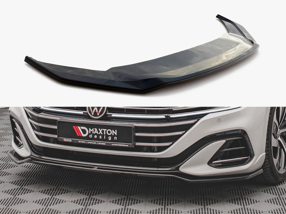 Maxton Design Front Splitter V.3 VW Arteon R-line Facelift (2020-) - VW-AR-1F-RLINE-FD3G - Image 1