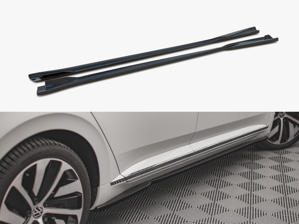Maxton Design Side Skirts Diffusers VW Arteon R / R-line Facelift (2020-) - VW-AR-1F-RLINE-SD1G - Image 1