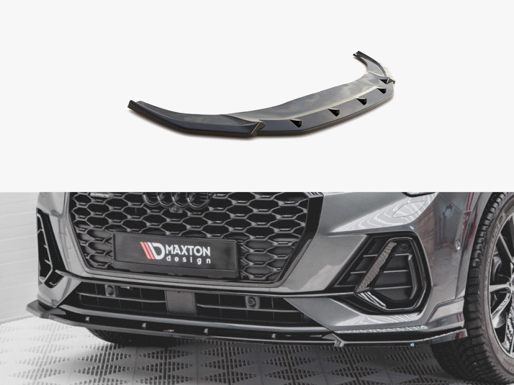 Maxton Design Front Splitter V.2 Audi Q3 Sportback S-Line - AU-Q3-2-SLINE-SB-FD2G - Image 1