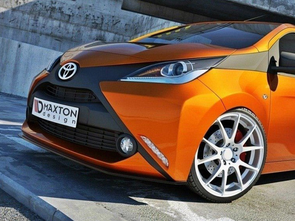 Maxton Design Front Splitter Toyota Aygo MK2 - Carbon Look - TO-AY-2-FD1C - Image 3