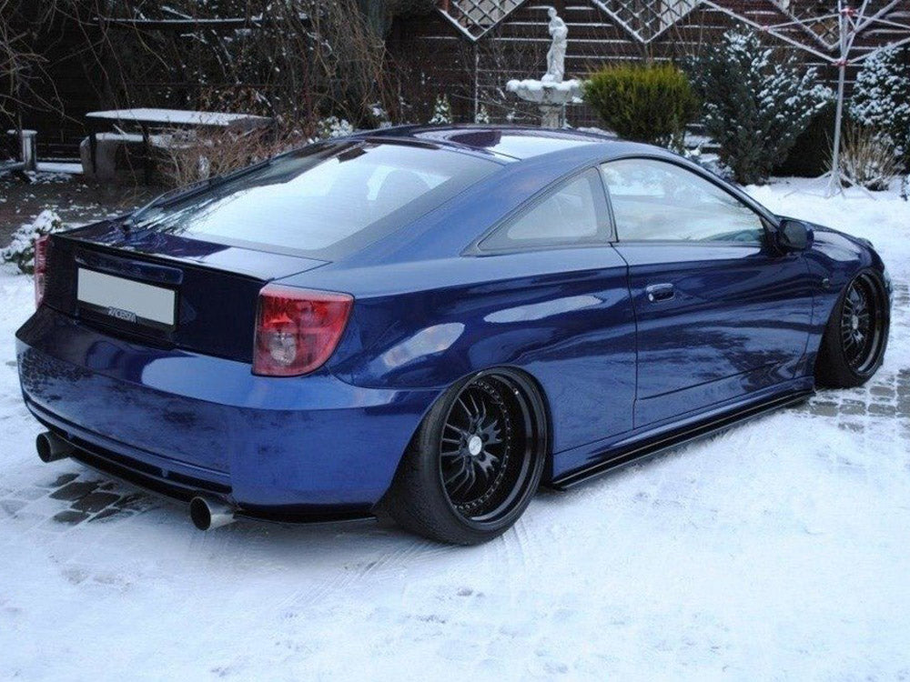 Rear Side Splitters Toyota Celica T23 Preface - Carbon Look