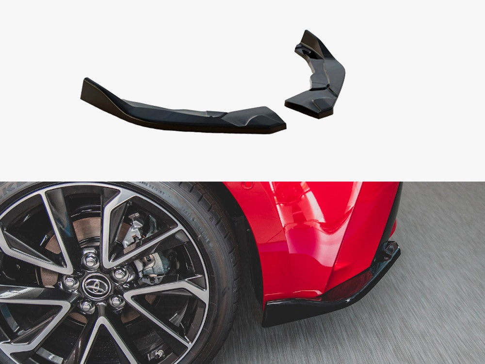 Maxton Design Rear Side Splitters Toyota Corolla Mk12 Hatchback - Carbon Look - TO-CO-12-HB-RSD1C - Image 1