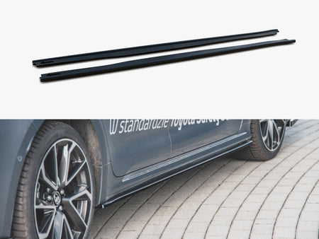 Side Skirts Diffusers Toyota Corolla Mk12 Sedan - Textured