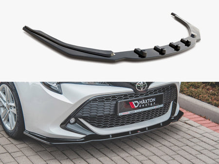 Maxton Design Front Splitter V.1 Toyota Corolla Mk12 Touring Sports / Hatchback - TO-CO-12-FD1G - Image 1