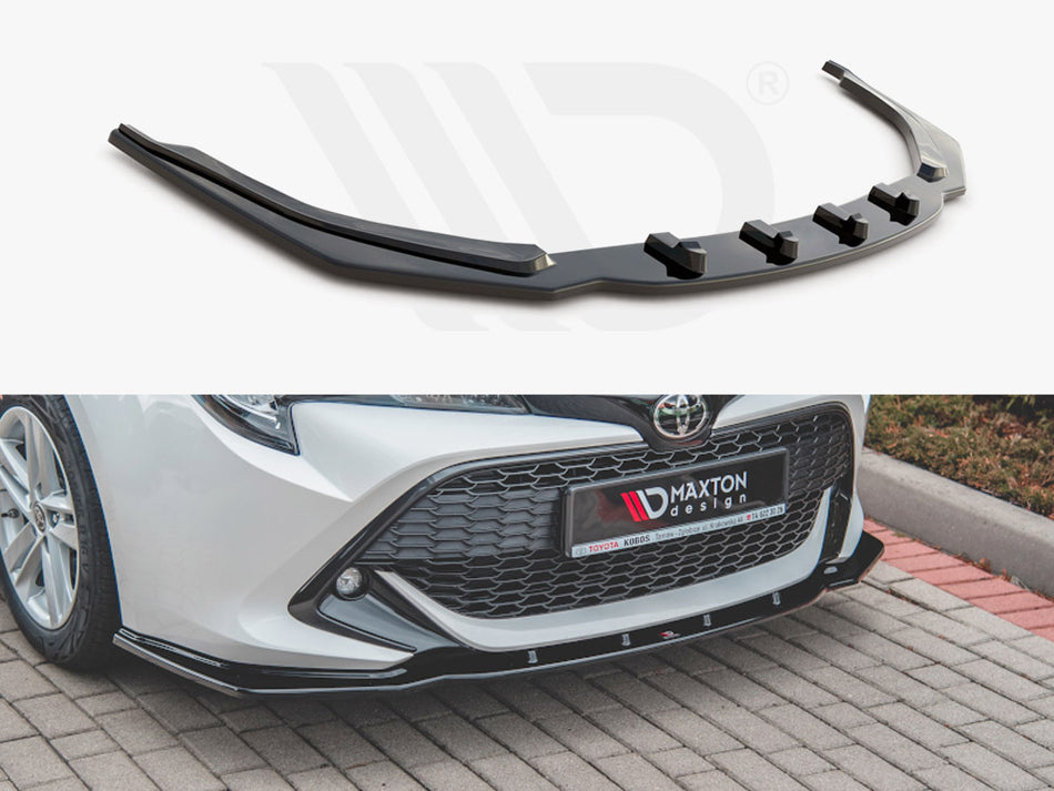 MAXTON DESIGN Front Splitter V.1 Toyota Corolla Mk12 Touring Sports / Hatchback