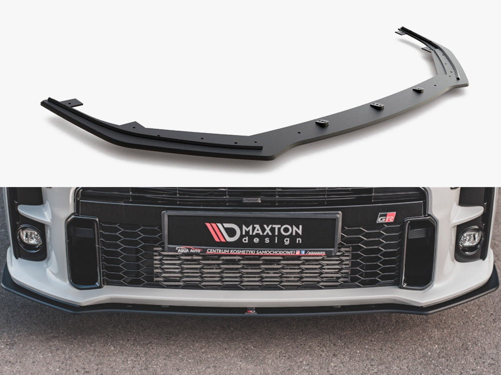Maxton Design Street PRO Front Splitter Toyota GR Yaris Mk4 - TOYA4GR4CNC-FD1B - Image 1