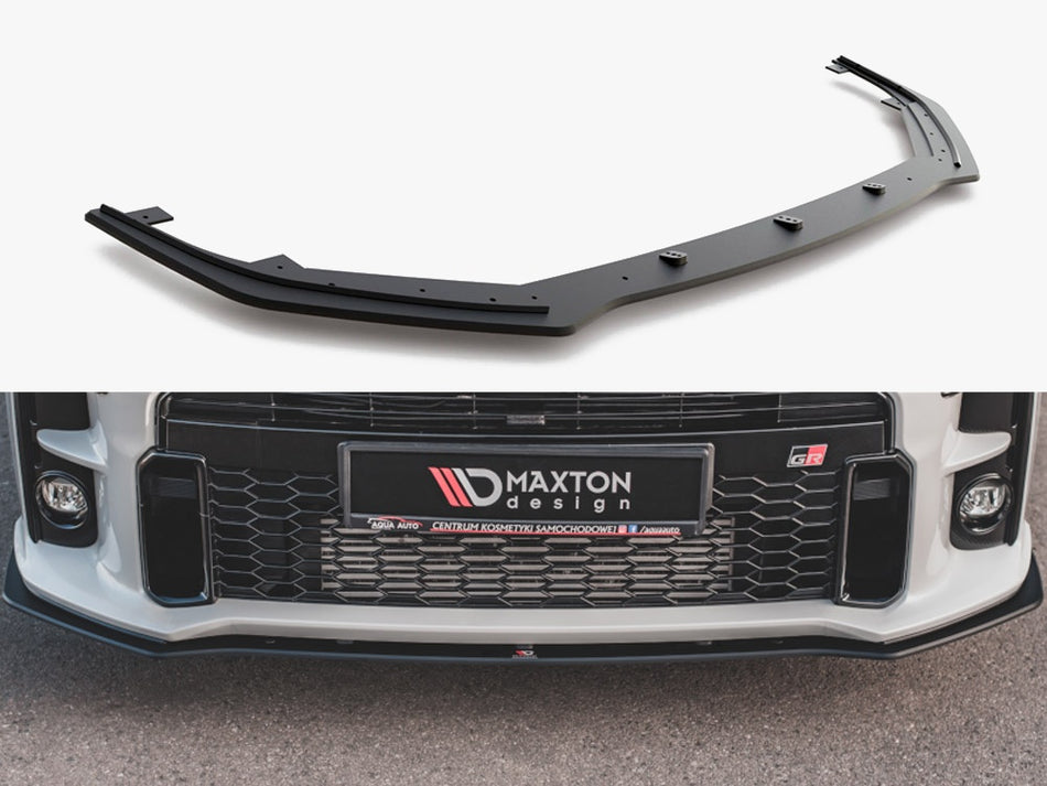 Maxton Design Street PRO Front Splitter Toyota GR Yaris Mk4 - TOYA4GR4CNC-FD1B - Image 1