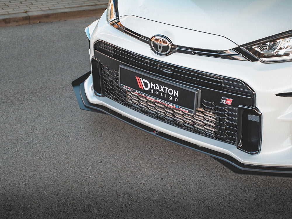 Maxton Design Street PRO Front Splitter + Flaps Toyota GR Yaris Mk4 - TOYA4GR4CNC-FD1B+FSF1G - Image 4