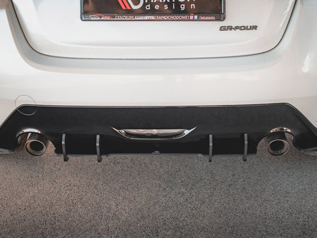 Street PRO Rear Diffuser Toyota GR Yaris Mk4 - Black-Red