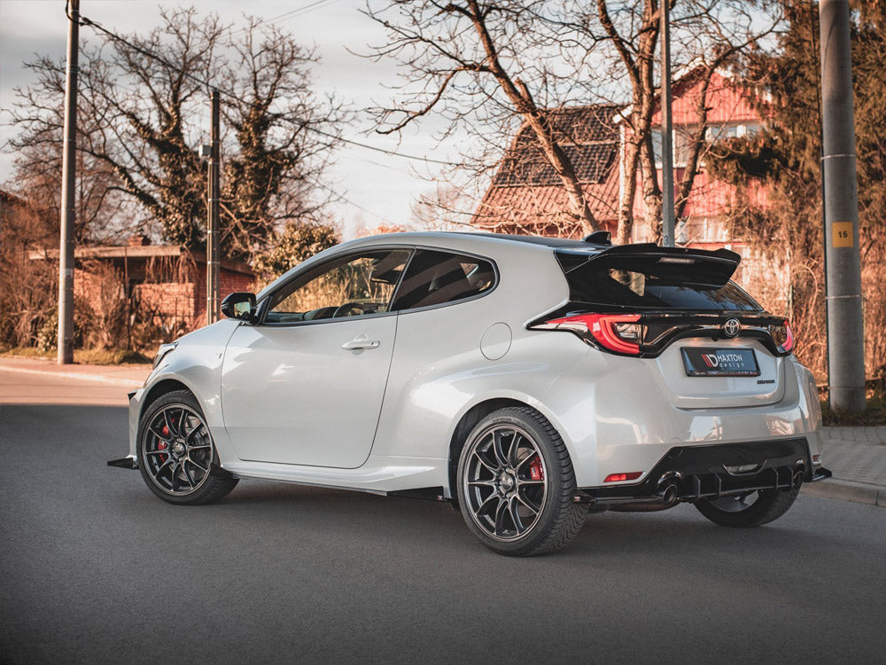 Maxton Design Street PRO Side Skirts Diffusers + Flaps Toyota GR Yaris Mk4 - TOYA4GR4CNC-SD1B+SRF1G - Image 2