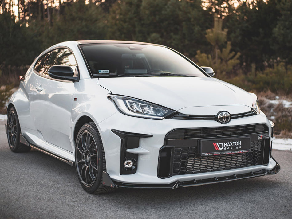 Maxton Design Front Splitter V.2 + Flaps Toyota GR Yaris Mk4 - TO-YA-4-GR4-FD2G+FSF - Image 2