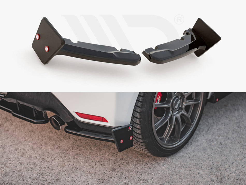 MAXTON DESIGN Rear Side Splitters V.2 + Flaps Toyota GR Yaris Mk4