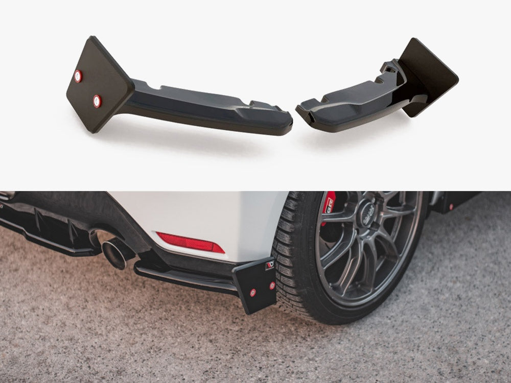 Maxton Design Rear Side Splitters V.2 + Flaps Toyota GR Yaris Mk4 - TO-YA-4-GR4-RSD2G+RSF - Image 1