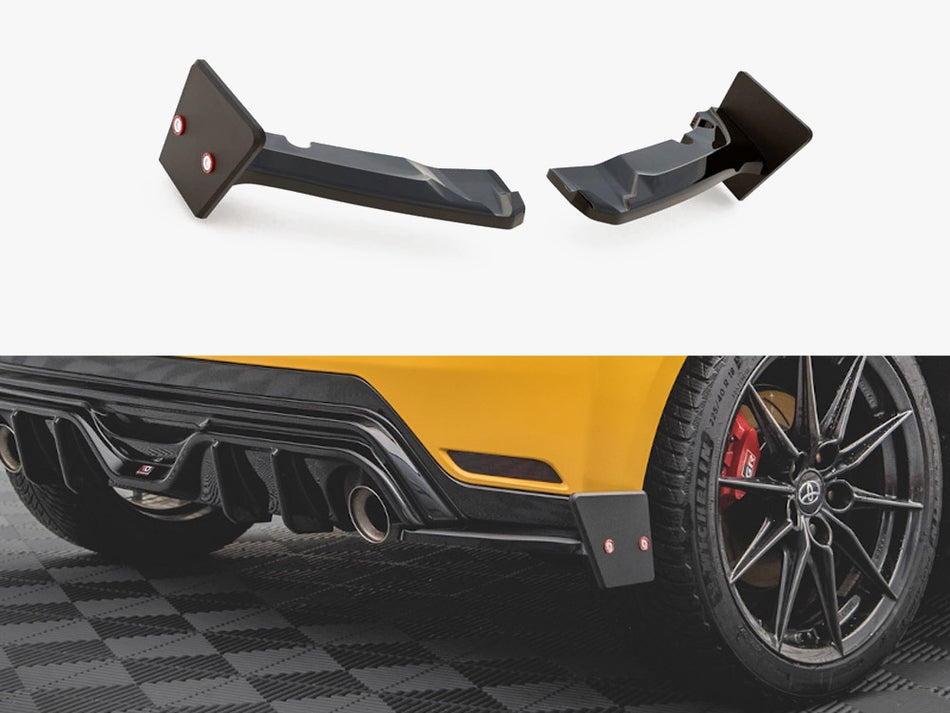 Maxton Design Rear Side Splitters V.4 + Flaps Toyota GR Yaris Mk4 - TO-YA-4-GR4-RSD4G+RSF - Image 1