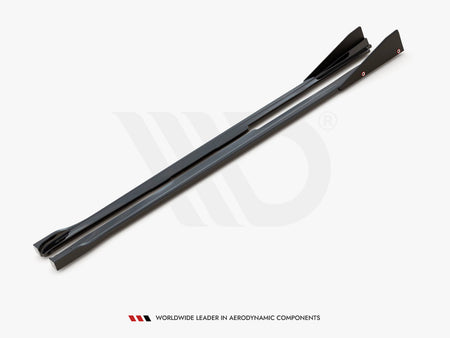 Maxton Design Side Skirts Diffusers V.2 + Flaps Toyota GR Yaris Mk4 - TO-YA-4-GR4-SD2G+SF - Image 5