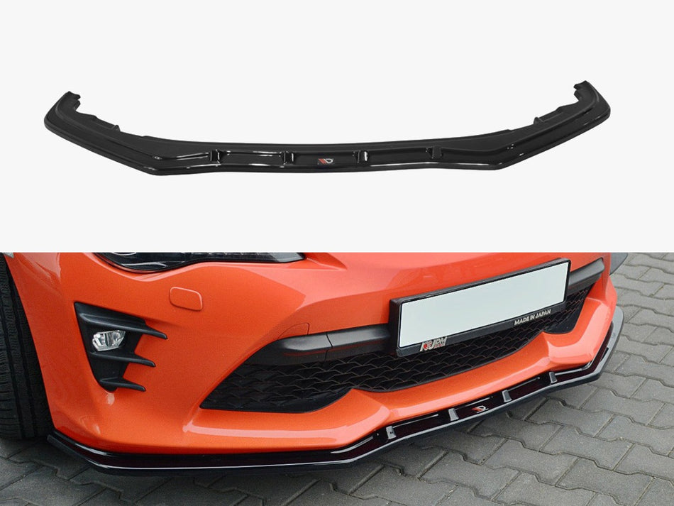 Maxton Design Front Splitter V.3 Toyota GT86 Facelift - TO-GT86-1F-FD3G - Image 1