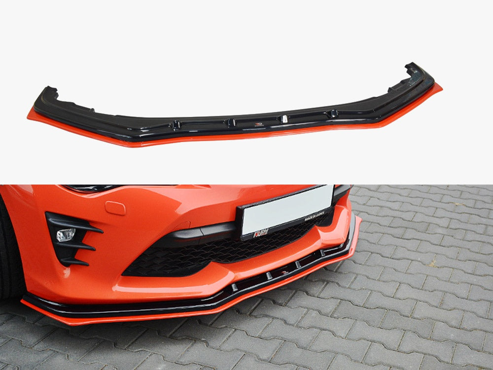 Maxton Design Front Splitter V.4 Toyota GT86 Facelift - TO-GT86-1F-FD3RRED+FD3G - Image 1